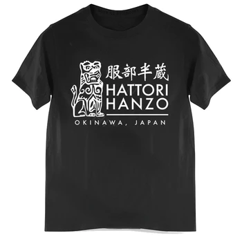 Мъжки дрехи, Японската тениска Hattori Hanzo Kill Bill Tarantino, Лятна Риза в стил Харадзюку, Реколта Унисекс Тениски С Графичен Дизайн, Готини Тениски с къс ръкав