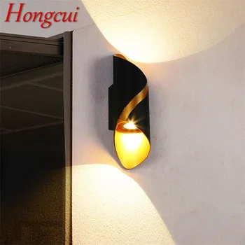 На улицата, с монтиран на стената лампа Hongcui led водоустойчиви, с монтиран на стената лампа с Модерен Вътрешен двор Творчески декоративен елемент за градината или Верандата, Балкона, Вътрешен двор