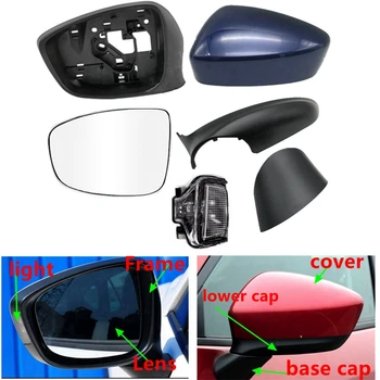 Покриване на Страничните Огледала за Обратно виждане на Автомобила, Led Лампа Указател на Завоя, Рамка на Корпуса, Долната част на Кутията, Мотор За Сгъване на Обектива, Mazda CX-5 CX5 KE 2013 2014