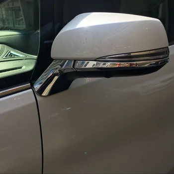 Покритие на огледалото за обратно виждане на автомобила с пайети, декоративни ленти за огледала за обратно виждане, калъф за Toyota Alphard Vellfire 30 2016-2019