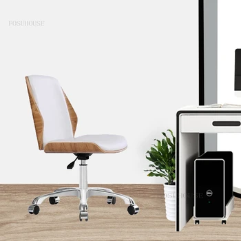 Скандинавските творчески Офис столове Минималистичная Мебели Офис Стол с Въртяща се облегалка за почивка Модерно игрово Стол Компютърен стол