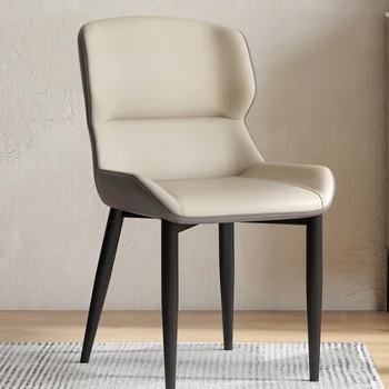 Удобни метални трапезни столове Модерна Луксозна Спалня Дизайнерски Трапезни столове Nordic Ергономична италиански мебели Silla GXR46XP