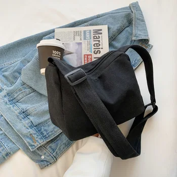 Чанта през рамо с голям капацитет, новост 2023, дамски модни проста чанта-месинджър за междуградски пътувания