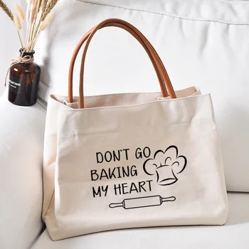 Чанта-тоут с забавен принтом, подарък работна чанта, дамски персонални холщовая чанта, плажна чанта за пазаруване, Директна доставка